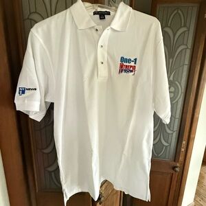 NWOT Mens Port Authority NY News 1 +One on One at the Intrepid polo shirt   M